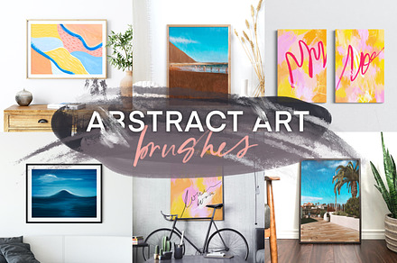 42 Abstract Art Brushes f. Procreate