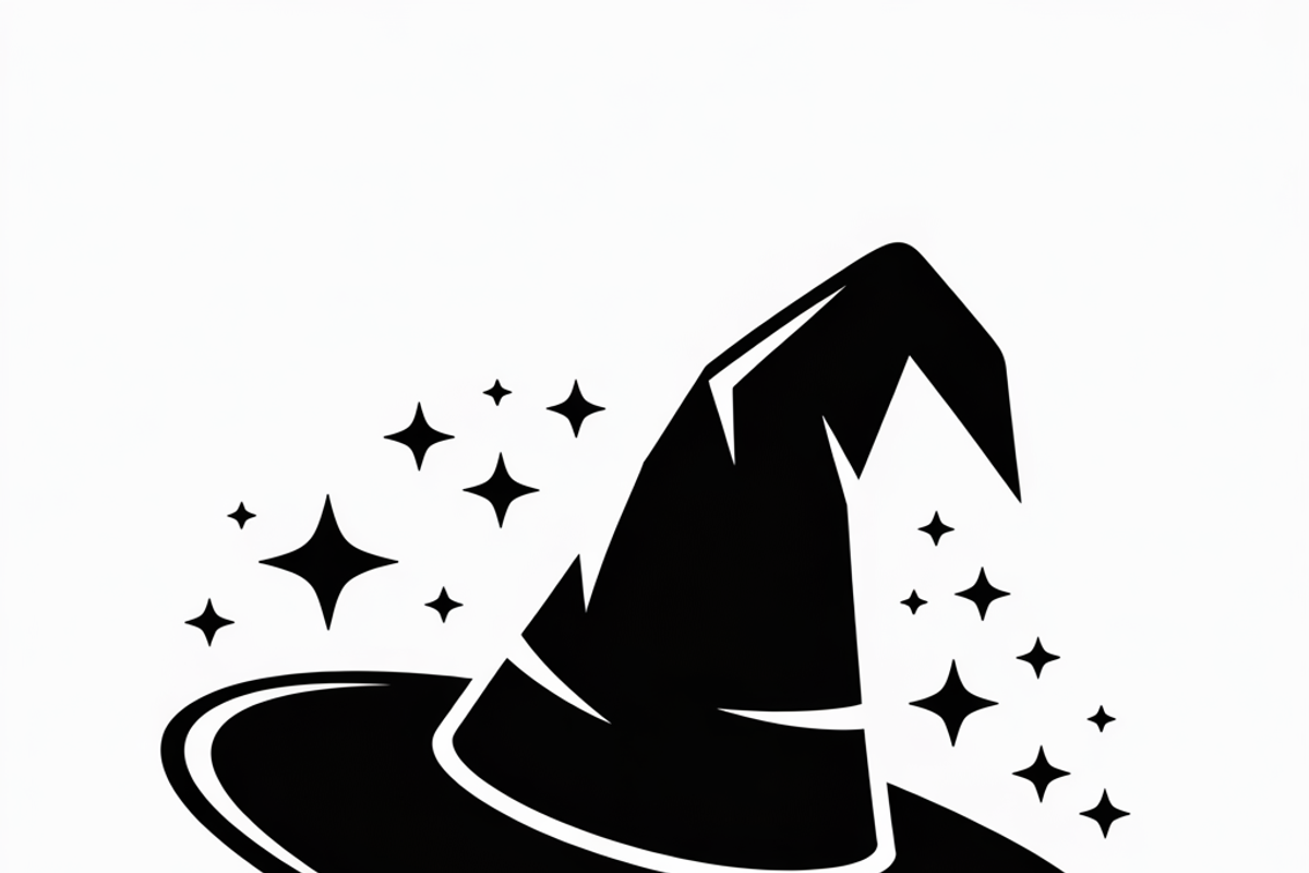 Halloween witch hat designed, an Illustration by Amazin_art (Photo 19 of 21)
