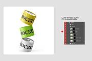 Cylindrical Paper Tube Mockup, a Packaging Mockup by Ram Studio LLC (Thumbnail 13 of 13)