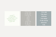 Instagram Quotes Posts Stories PS, a Social Media Template by Love Radiation Studio (Thumbnail 7 of 19)