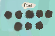 Textured Procreate Brush, a Brush Add-On by badrusblue (Thumbnail 4 of 5)
