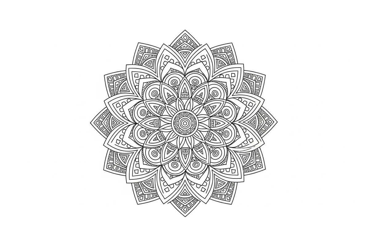 Mandala Flower SVG Bundle, an Illustration by Creativeshirt (Photo 9 of 31)