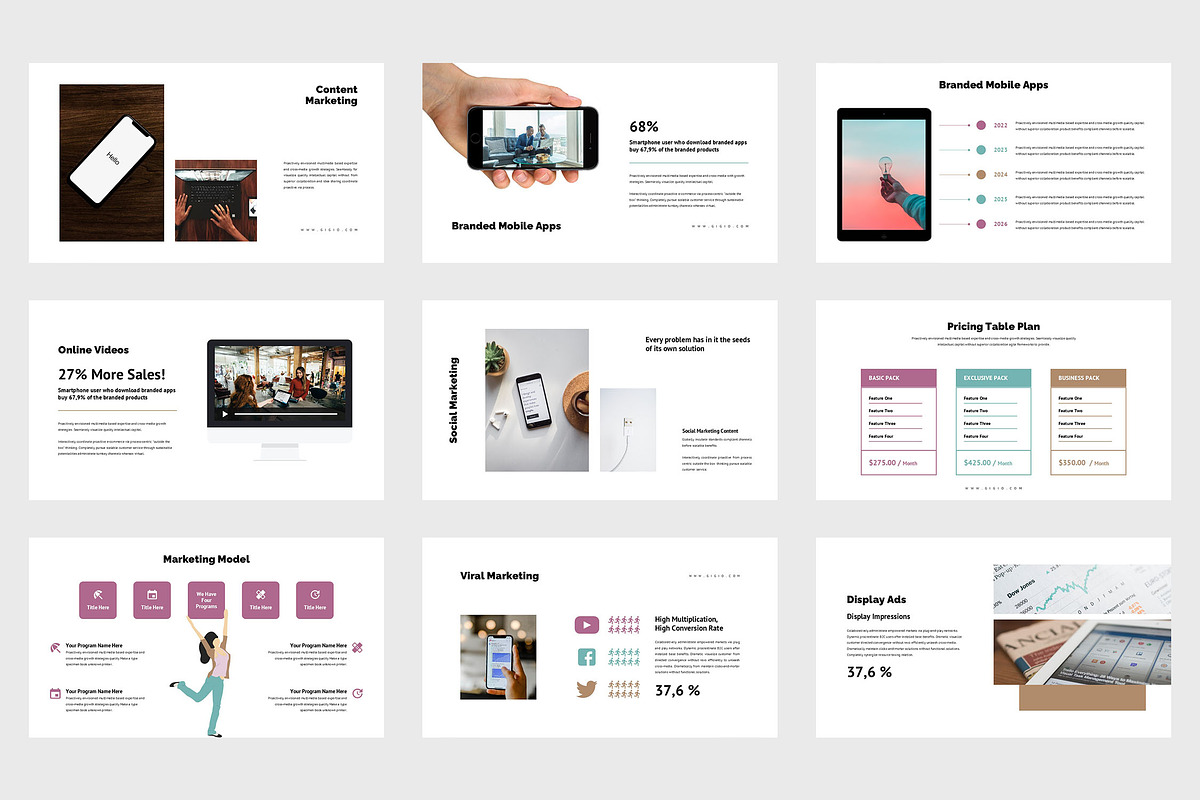 Gigio : Online Promo Google Slides, a Presentation Template by Punkl Camp (Photo 4 of 9)