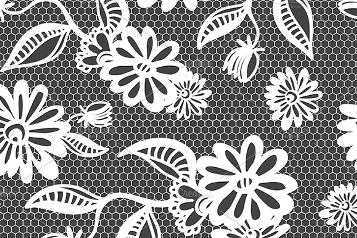 Vintage lace background preview 2