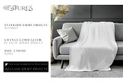 Throw Blanket Mockups, a Household Mockup by mock-ups (Thumbnail 3 of 14)