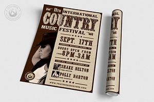 Country Live Flyer Template V7