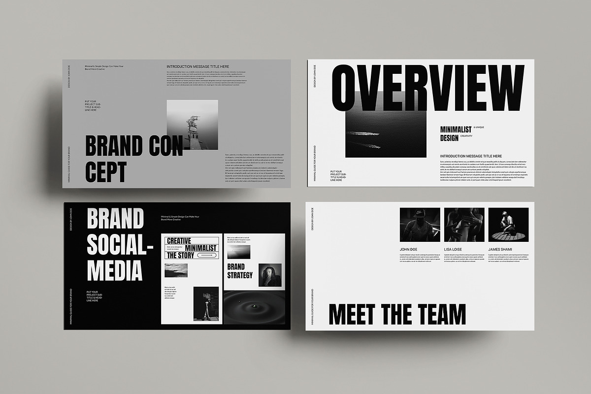 Creative Portfolio Presentation, a Presentation Template by DesignCrest (Photo 7 of 11)