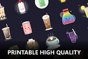 Asset Drink Cute Kawaii, a Food Illustration by Eka Design (Thumbnail 4 of 5)