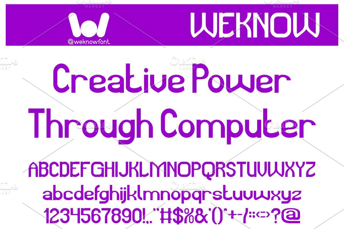 Magic Word font, a Sans Serif Font by weknow (Photo 2 of 8)