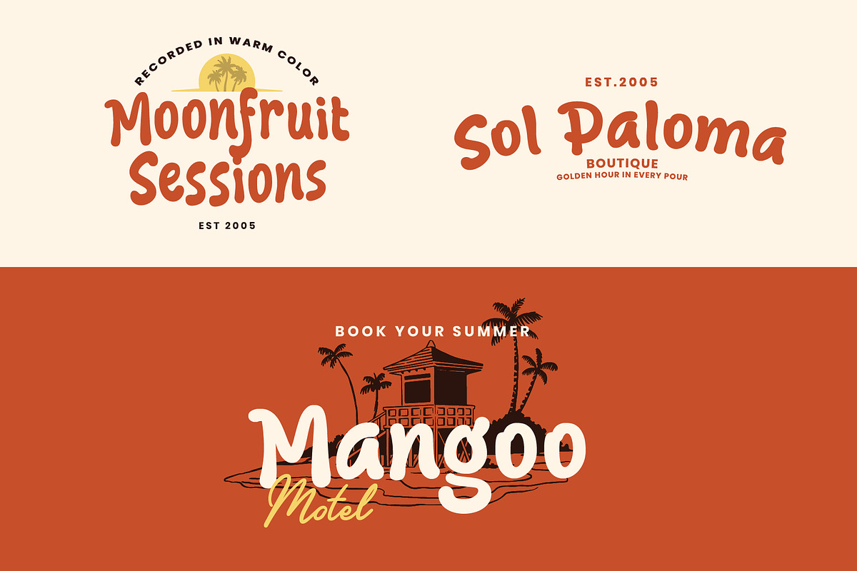 Sunset Fiesta - Summer Vibes Font, a Sans Serif Font by Inviline.co (Photo 3 of 10)