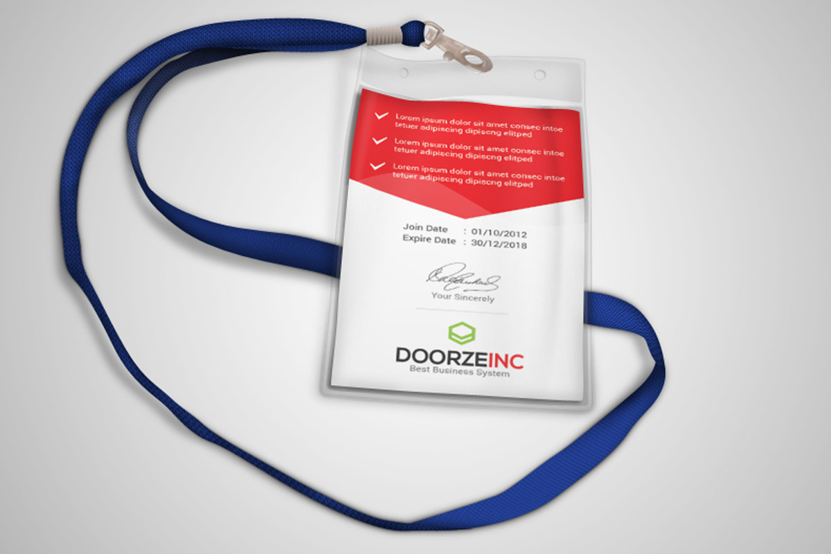 Office ID Card, a Card Template by Orcshape Studio (Photo 4 of 4)