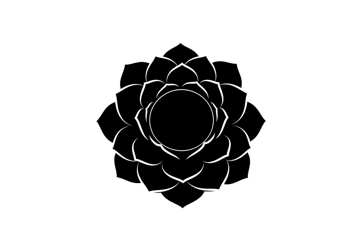 Lotus Flower Silhouette Vector Bundl, an Illustration by Creativeshirt (Photo 35 of 51)