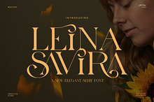 Leina Savira Stylish Serif Font
