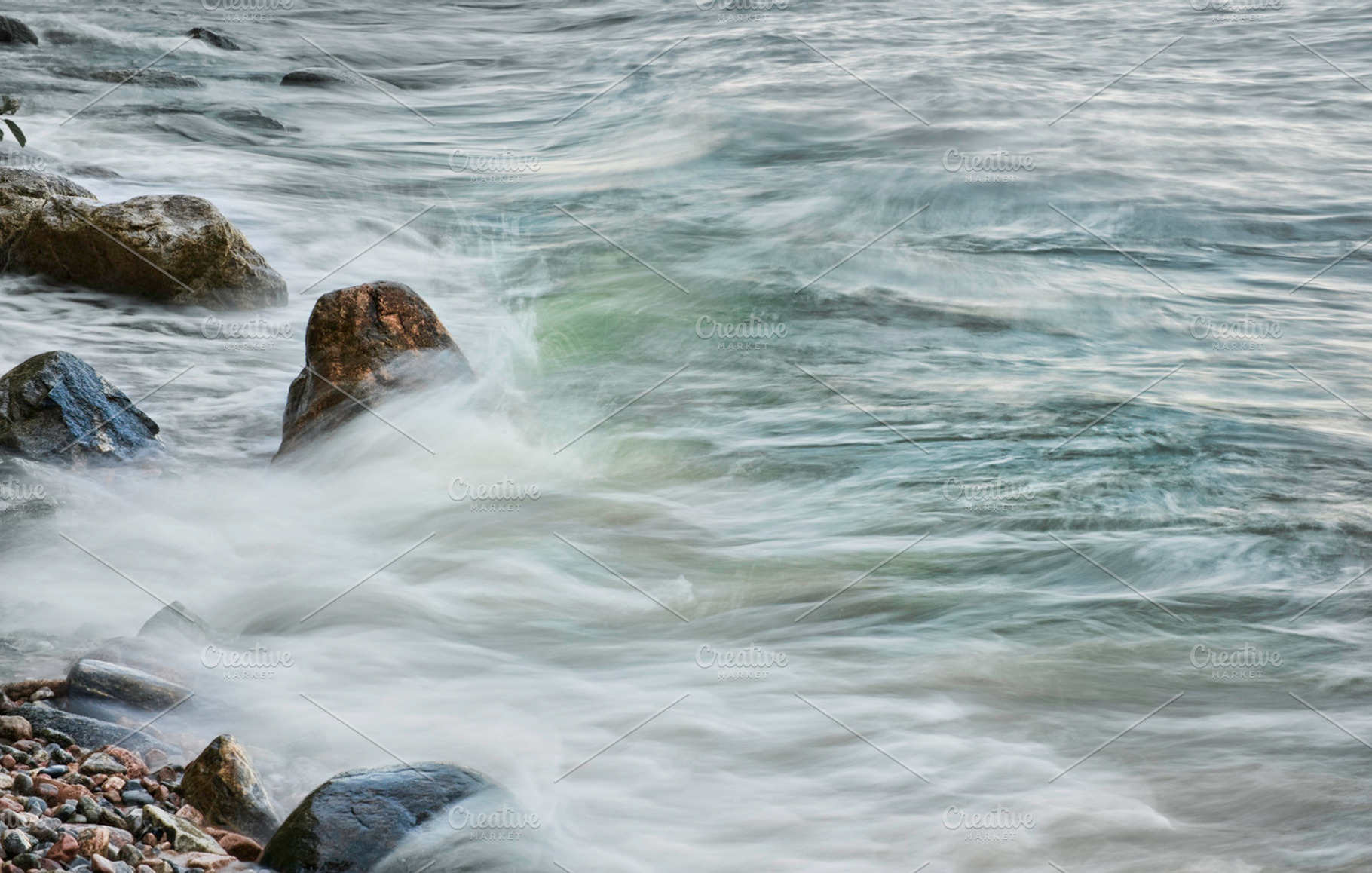 Splash Containing Water Splash And Rocks