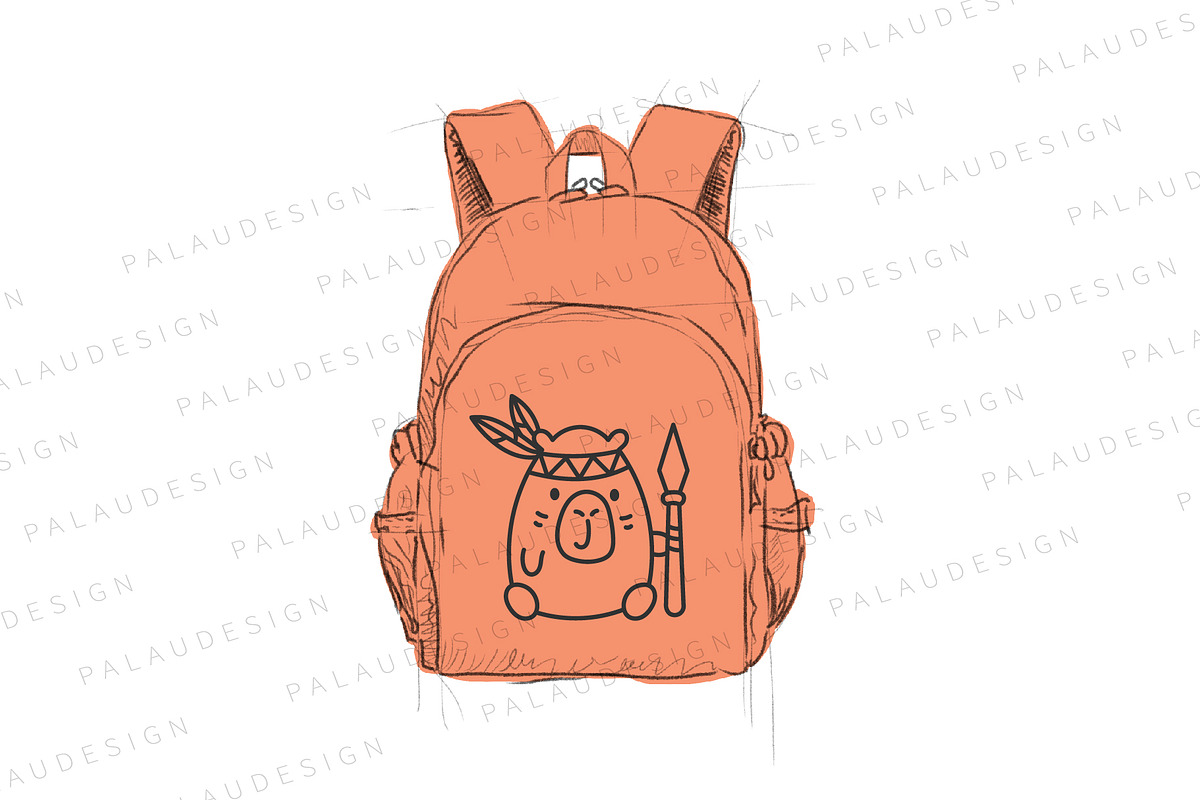 Cute Capybara Jungle Adventure, an Animal Illustration by Palau (Photo 3 of 12)
