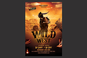 Wild West Party Flyer