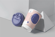 Paper Cup Sleeve Mockups, a Cups & Container Mockup by megostudi0 (Thumbnail 6 of 8)