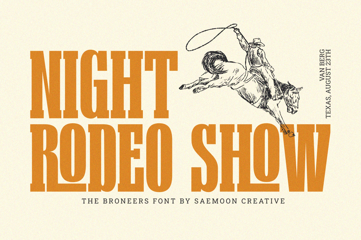 The Broneers, a Slab Serif Font by saemoon creative (Photo 9 of 15)