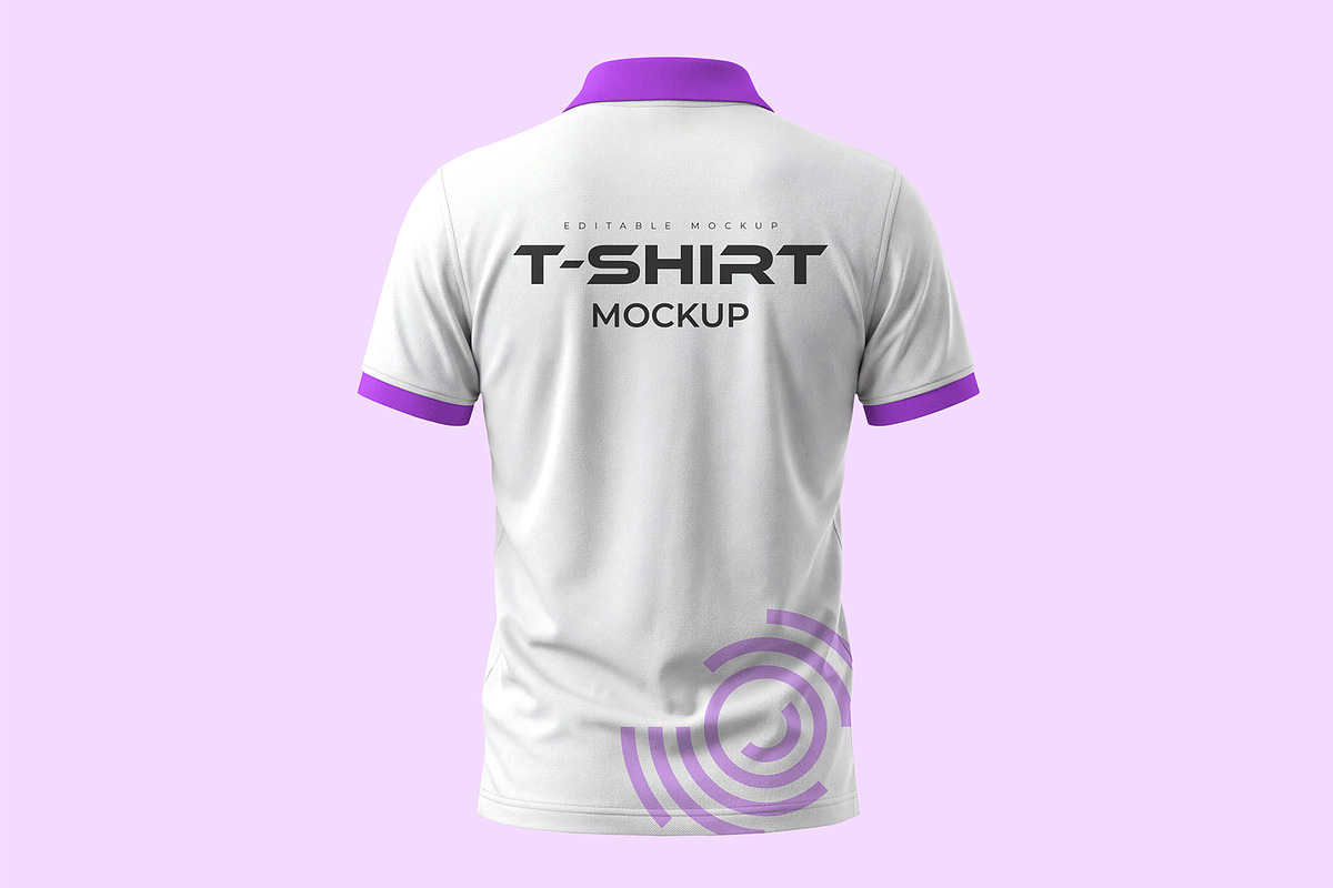 Polo & Crew Neck T-Shirt Mockup Set, a Shirt Mockup by graphypix (Photo 9 of 14)