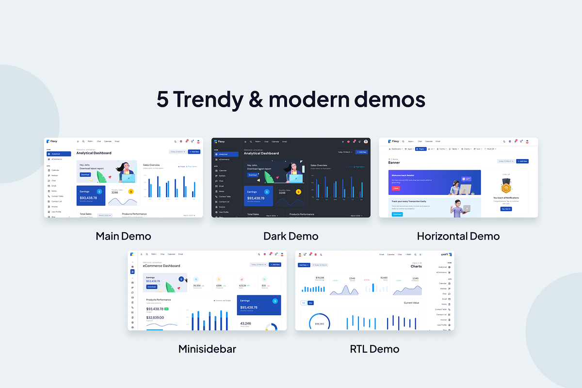 Flexy Bootstrap Admin Template, a Bootstrap Template by WrapPixel (Photo 4 of 15)