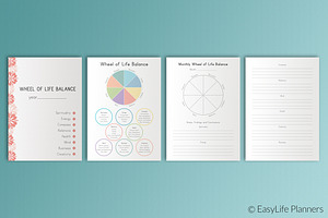 Life Balance Wheel A4 Printable