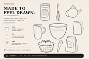 28 Hand-Drawn Kitchen Doodles, a Food Illustration by Designs24hr (Thumbnail 8 of 9)
