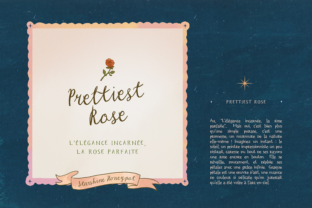 Starshine Honeypot Font Pair, a Handwritten Font by Perplexitics (Photo 5 of 10)