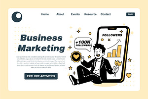 business marketing, a Finance Illustration by frog.ground