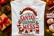 Santas Favorite Mess Christmas PNG, a Seasonal Illustration by Creative Art (Thumbnail 1 of 3)