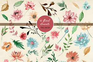 PNG Files Vintage Flowers