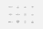 August Logo Kit - Ps Ai Id Eps Canva, a Branding & Logo Template by Aprilea (Thumbnail 2 of 11)