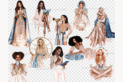 Zodiac Sign Clipart Set Celestial, a Person Illustration by GlamArtZhanna (Thumbnail 8 of 8)