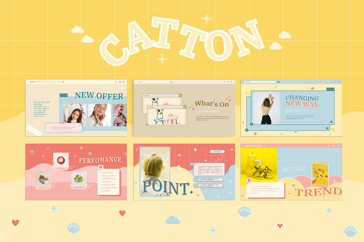 Catton Pastel Google Slide, a Presentation Template by Visualin.std (Photo 3 of 11)