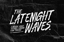 Latenight Waves - Modern Brush Font