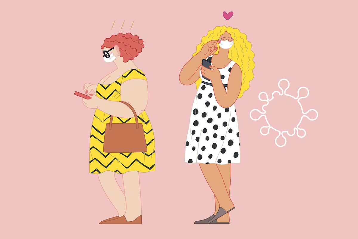 Waiting in line (vector), a Healthcare Illustration by Grivina's shop (Photo 16 of 19)