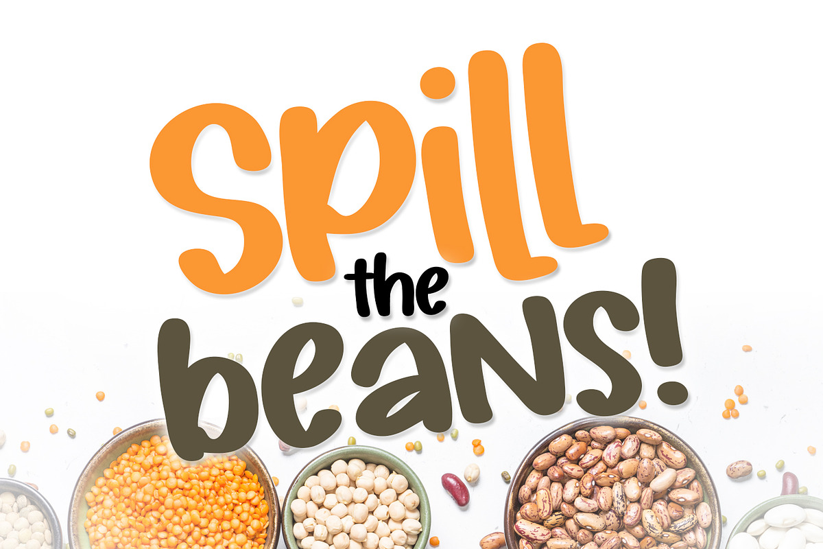 Silly Beans Font preview 6