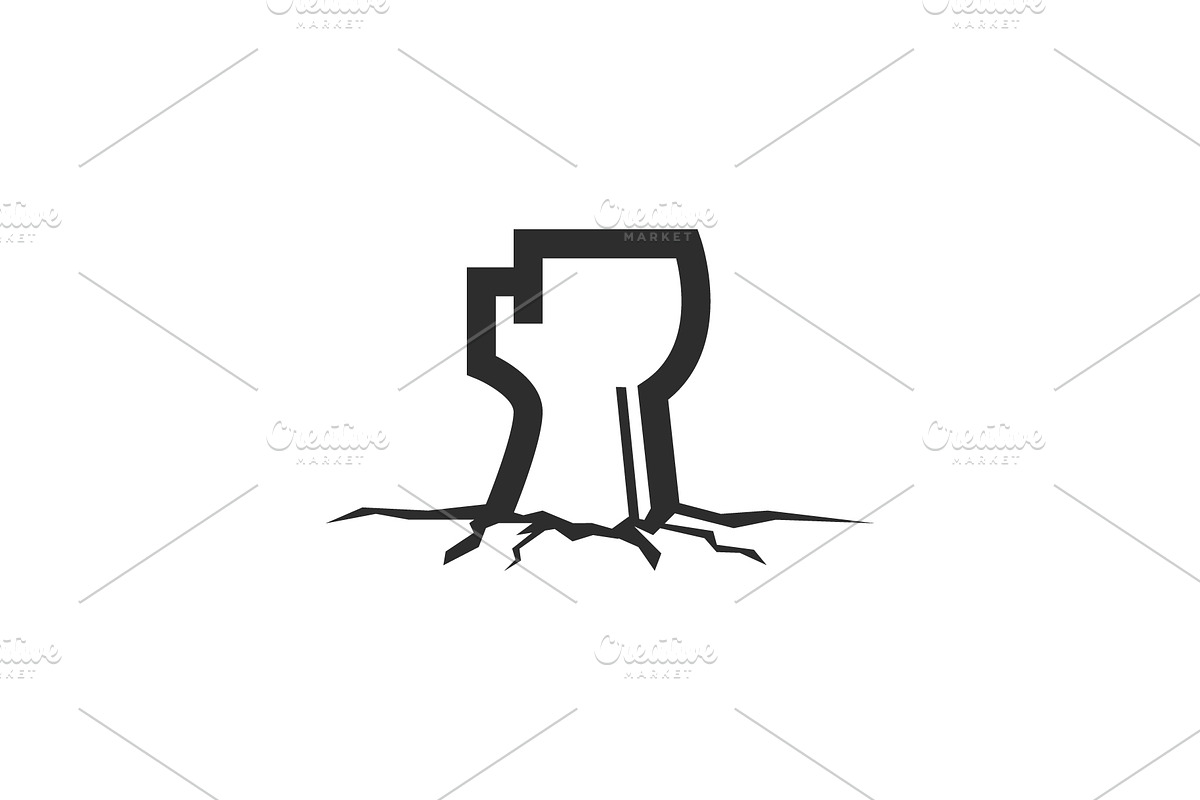 A fist from the ground logo design, an Object Graphic by nicemorning (Photo 2 of 2)