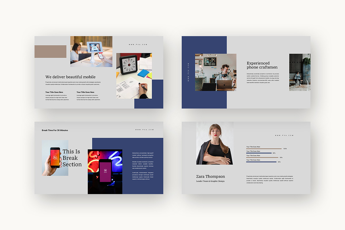 Pva : App Biz Promo Powerpoint, a Presentation Template by Punkl Camp (Photo 6 of 16)