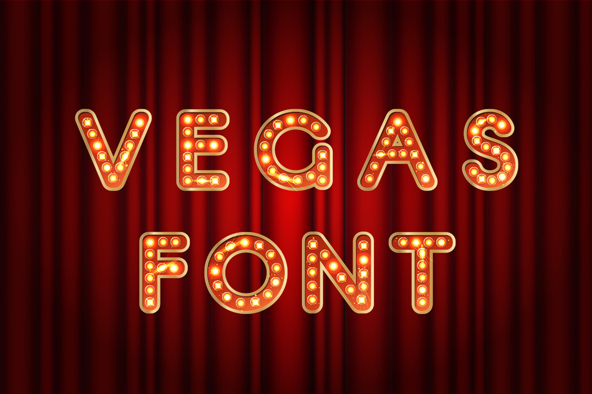 Vegas bulb alphabet letters, an Illustration by Nikelser (Photo 1 of 3)