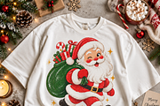 Vintage Santa PNG Designs 6pics, a Decorative Illustration by ElDesignState (Thumbnail 8 of 8)
