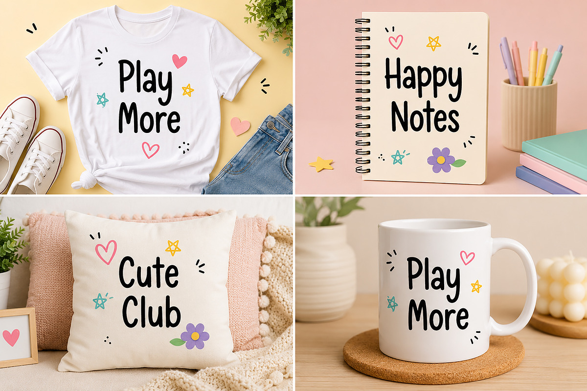 Playful Note, a Handwritten Font by Wow Magic (Photo 2 of 5)
