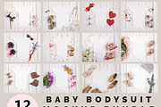 Onesie Mockup Bundle, Baby Bodysuit, an Apparel Mockup by SUBLIME Styled Stock (Thumbnail 1 of 17)