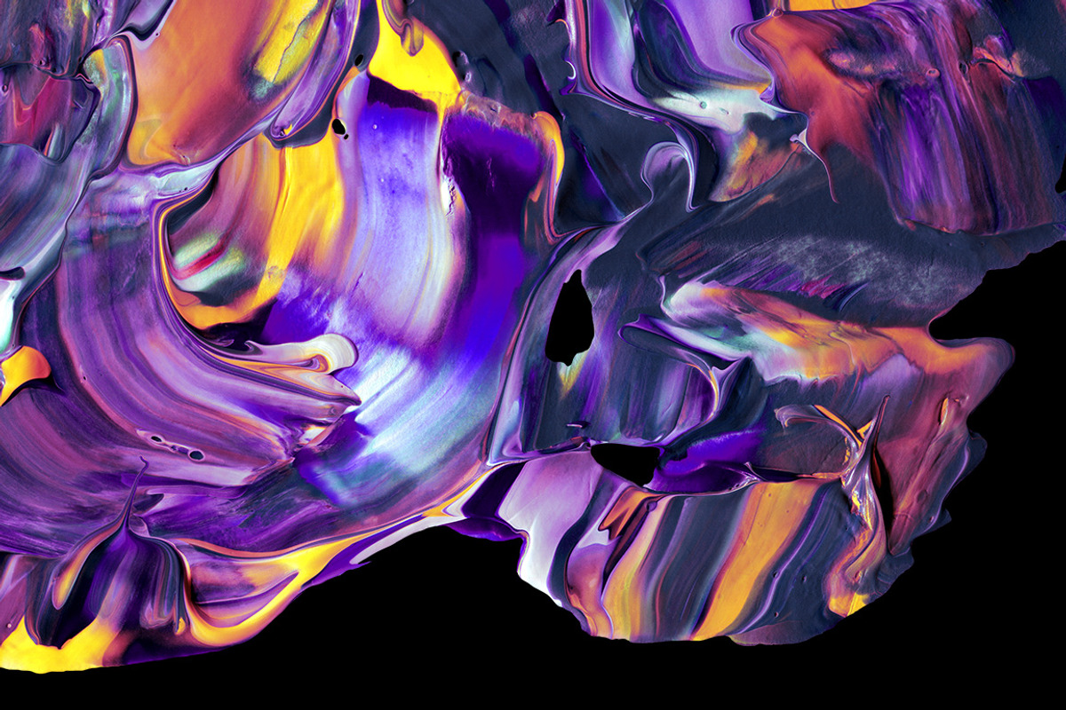 Abstract Paint Shapes, a Texture Graphic by ArtistMef