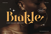 Brukle Elegant Serif Font, a Serif Font by Graphicxell (Thumbnail 1 of 9)