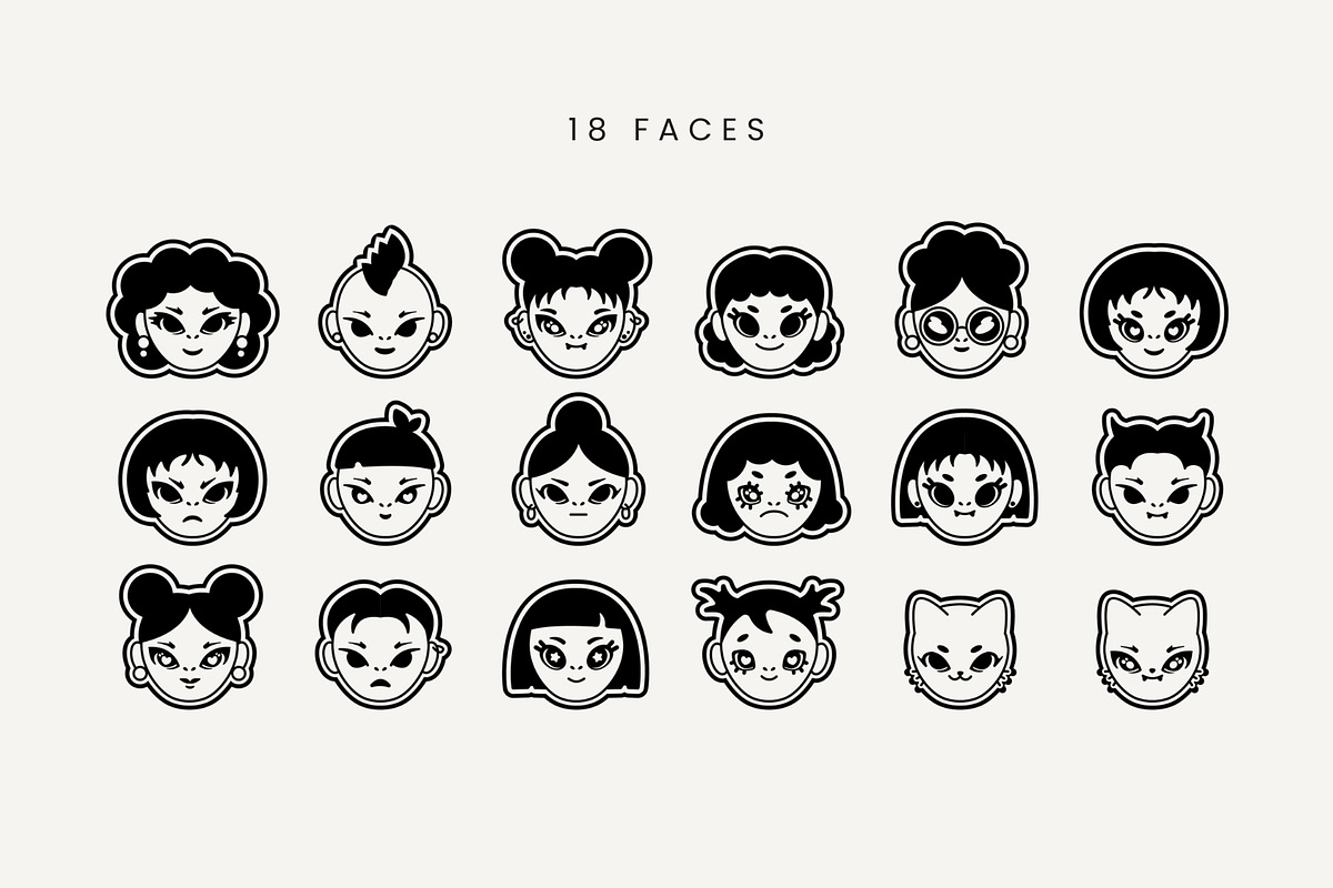 Y2K Decorative Design Elements, a Person Illustration by Kristina Chistiakova (Photo 2 of 4)