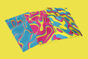 3D Abstract Wavy Lines Backgrounds, a Wallpaper Graphic by BIBIART (Thumbnail 2 of 9)