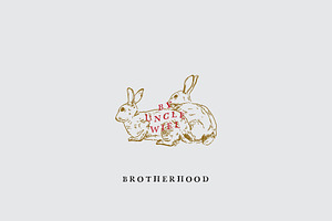 VINTAGE RABBIT LOGO & ILLUSTRATION