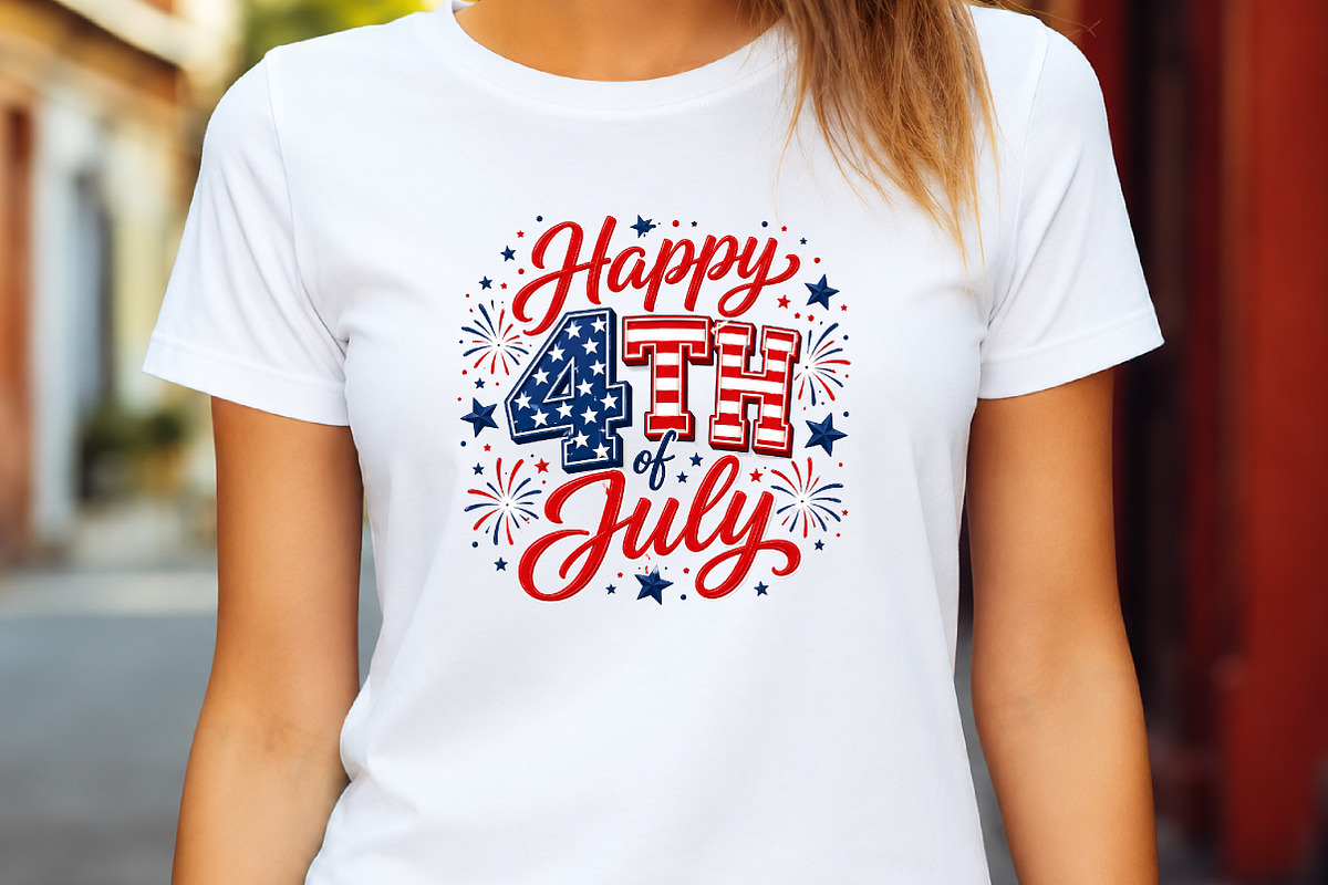 Happy 4th Of July PNG Design, a Seasonal Illustration by DreamArtGraphic (Photo 4 of 5)