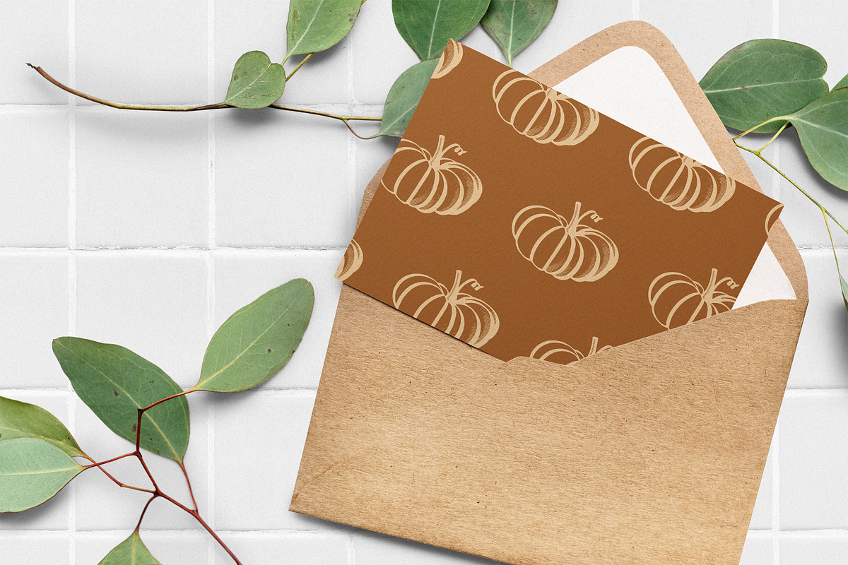 GOURDS! - Fall Patterns & Graphics, a Pattern Graphic by Tender Pen Co (Photo 2 of 5)