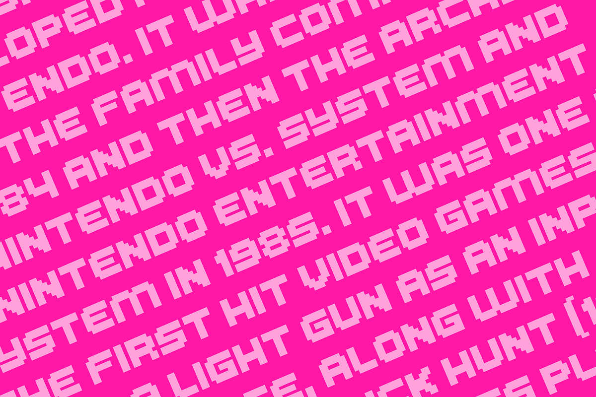 Bitrage Cyrillic Pixel Typeface, a Sans Serif Font by alpercakici (Photo 16 of 17)